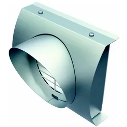 Helios, Zubehör Belüftungstechnik, Apparatebau IsoPipe Fassaden-Blende Edelstahl, für Fortluft IP-FBF 125
