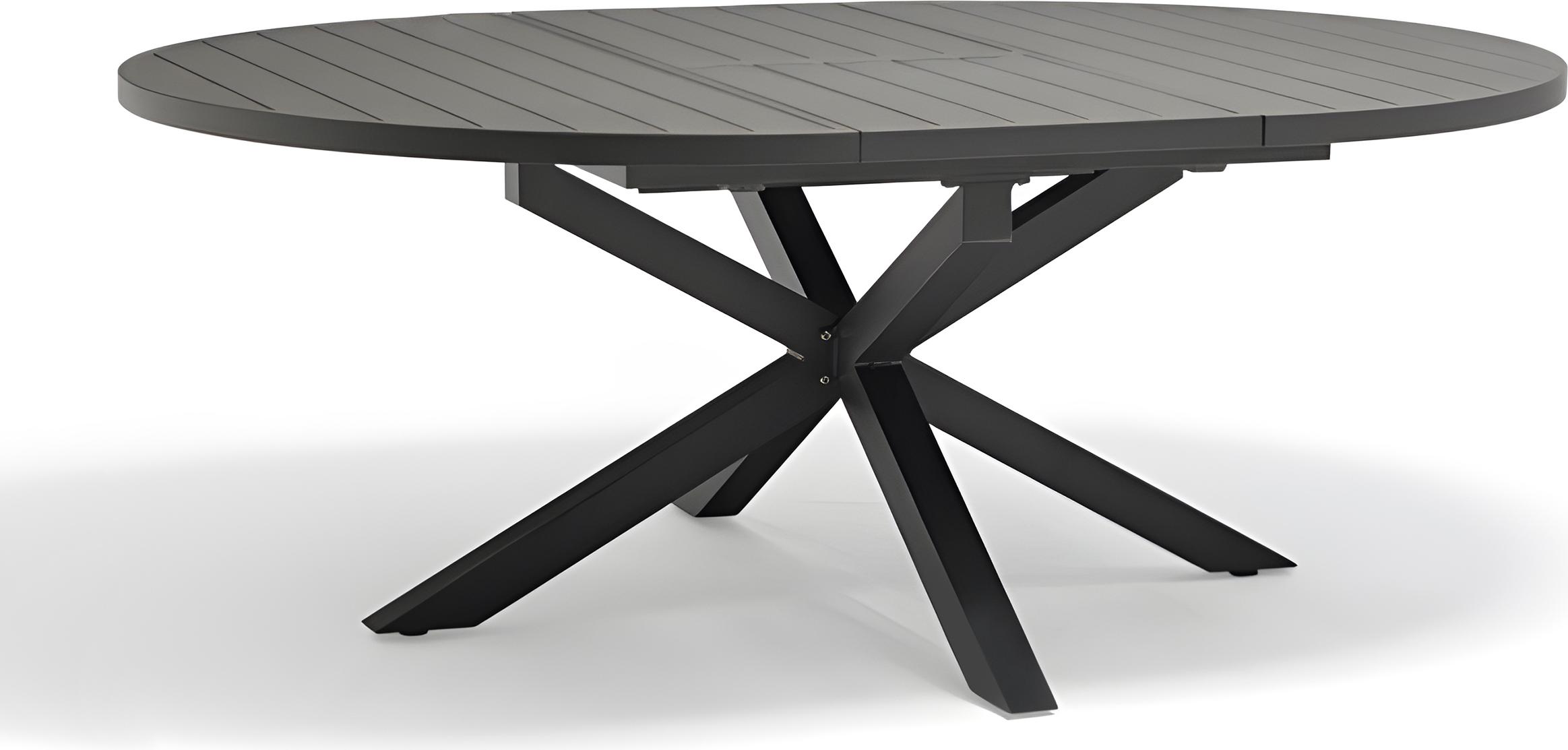 Ausziehbarer Gartentisch 8 Personen, Aluminium