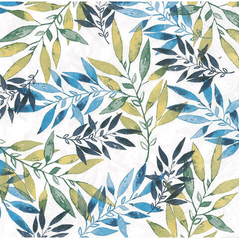 Papierservietten "Blätter", 33 x 33 cm, 20 Stück