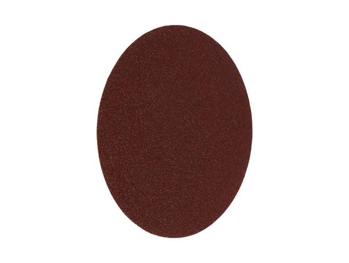Wolfcraft Schleifpapier K80 für Schleifteller ⌀ 12 cm 5 Stück