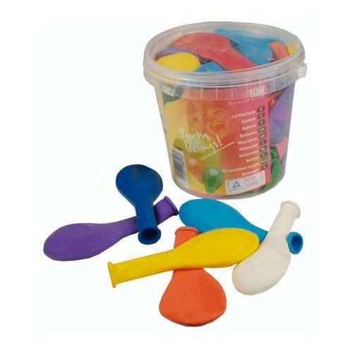 PAPSTAR Luftballons bunt, 100 St.
