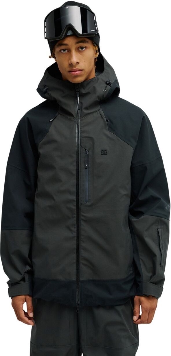 Snowboardjacke DC SHOES "Storm Divison 3L 30K", Herren, Gr. XL, schwarz, Obermaterial: 100% Polyester., Jacken Snowboardjacke