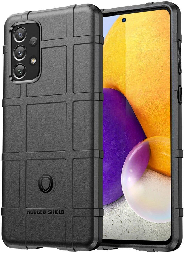 INCOVER Samsung Galaxy A73 (5G) Rugged Shield Series Håndværker Bagside Cover - Sort