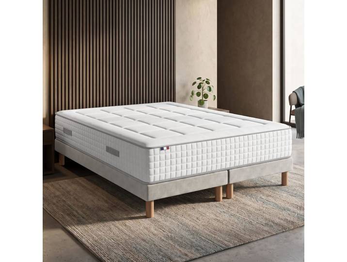 Matelas ressorts ensachés soutien ferme et équilibré 180x200