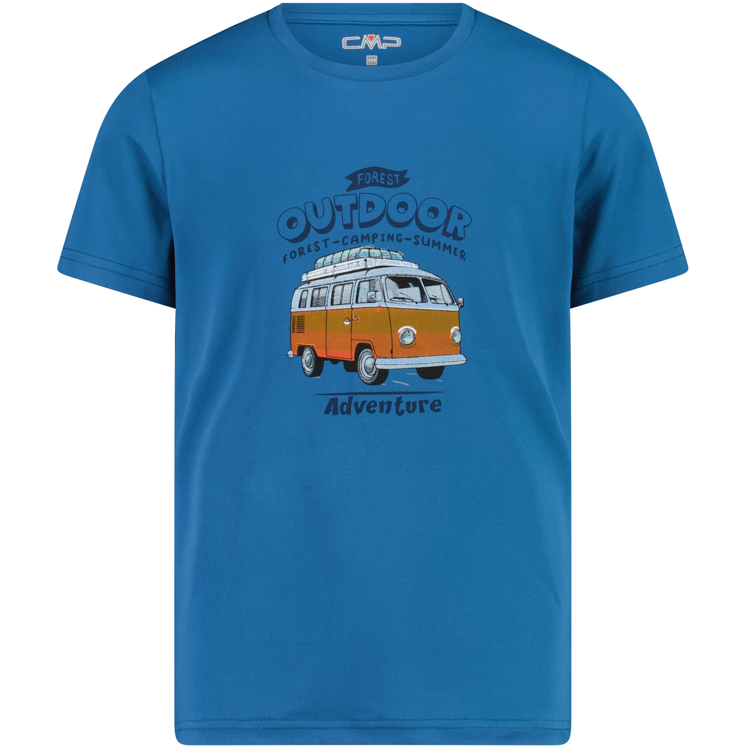 CMP Boys Funktions Kinder T-Shirts blau Größe 152 Trekking Elastisch