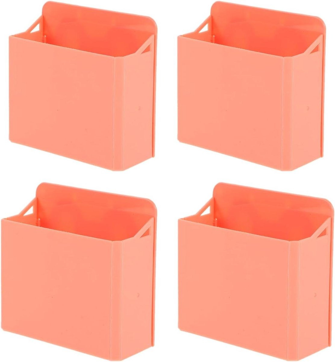 Wandhouder Zuignap Stifthouder Organizer Roze - B/D/H: 9.2 x 10 x 4.2 cm