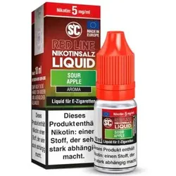 SC Red Line Sour Apple NicSalt Liquid 10ml / 5mg