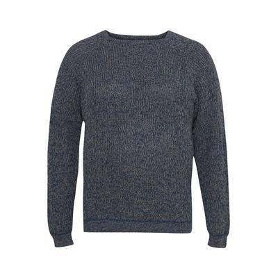 Strickpullover BLEND "Strickjacke BHBPullover", Herren, Gr. 6XL, blau (marineblaus), Obermaterial: 100% Baumwolle CO., Strickjacken Strickpullover