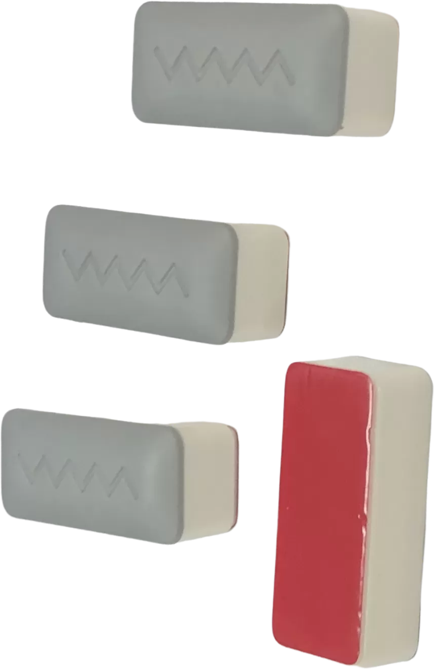 INF Bidet-Toilettensitz-Stoßstangen, Toilettensitz-Puffer, 4er-Pack