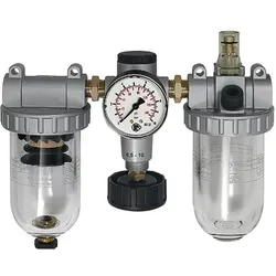 Riegler, Zubehör Druckluftwerkzeug, Wartungseinheit Standard Gewinde 1/2 ′′ halbautomatisch BG III 3-tlg. 3200 l/min Breite 259 mm