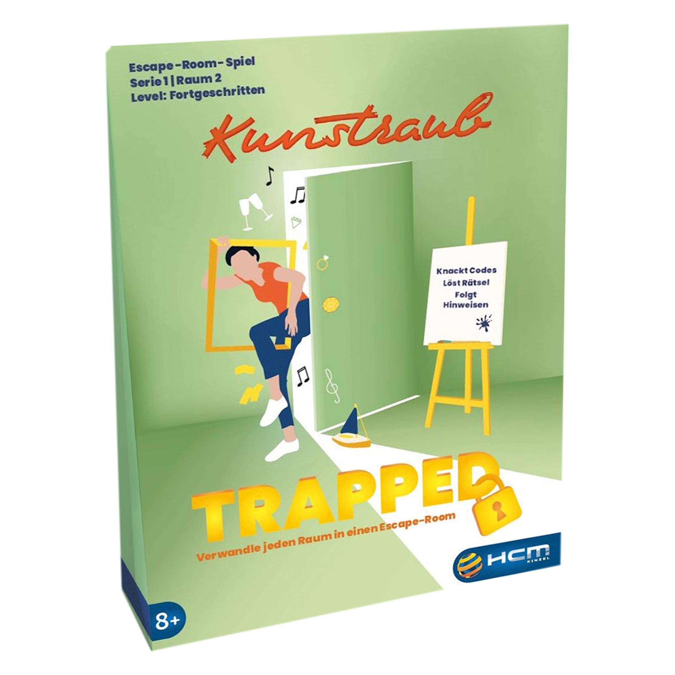 HCM Kinzel Trapped: Der Kunstraub - Escape Abenteuer, 2-6 Spieler, ab 8 Jahren (DE-Ausgabe) (Deutsch, 2 - 6 Spieler) (HCM55164)