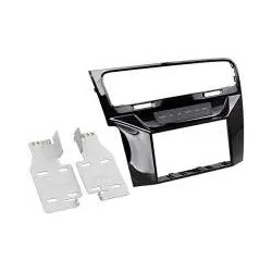 Doppel 2-DIN Radioblende Radiohalterung Radio Blende piano für VW Golf 7 VII ...