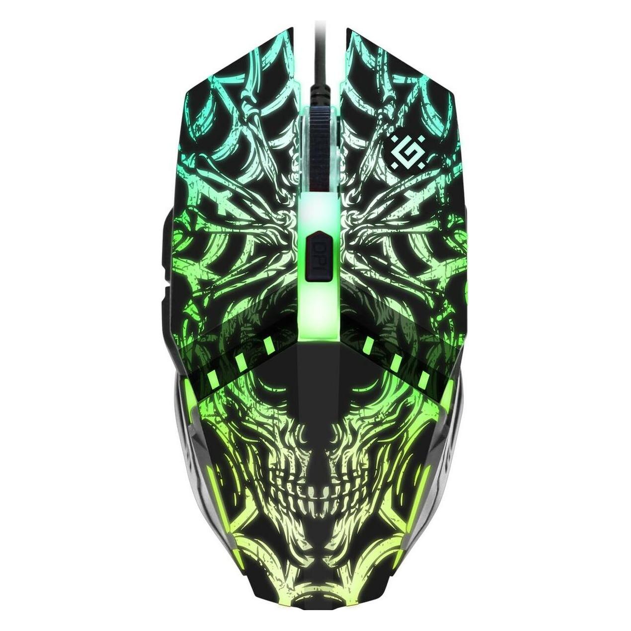 Defender GM-670L Gaming Maus Beidhändig Optisch 2400 DPI (Kabelgebunden) (52670)