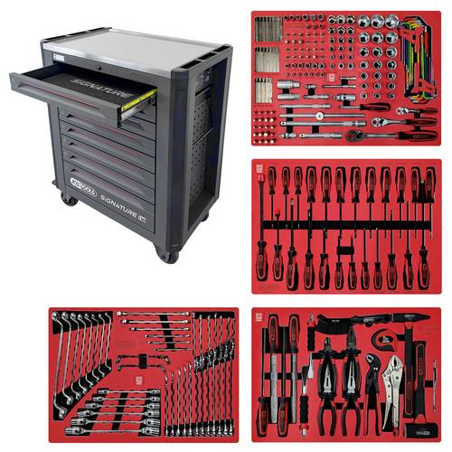 KS Tools 882.1241 Werkstattwagen Edelstahl