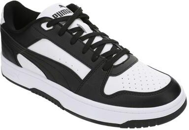 Puma Rebound Slam Lo (Men's) Athletic in Black/White, Size 11 M, Rubber/Synthetic