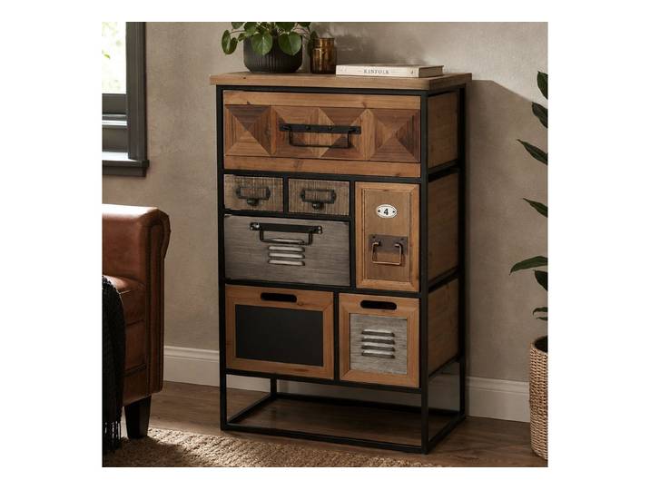 MCW Kommode MCW-Q78 (1 St), Authentischer Loft- und Fabrikstil