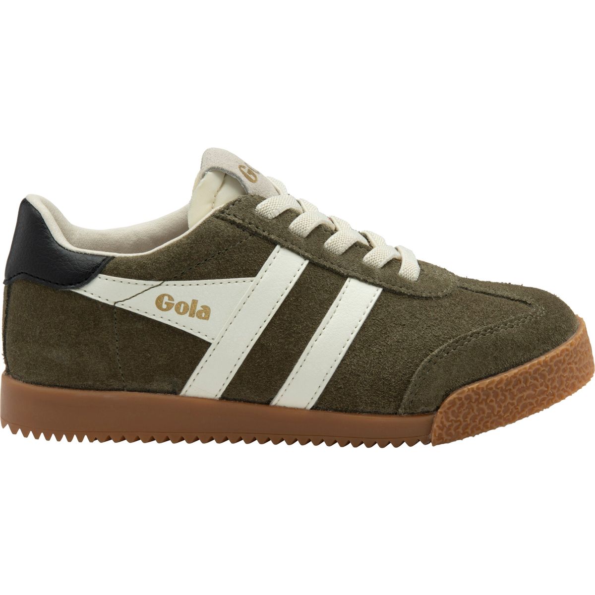 Gola Elan Sneaker Kids khaki/off white/black (LN) 27K CKA538-LN-27K-khakioffwhiteblack