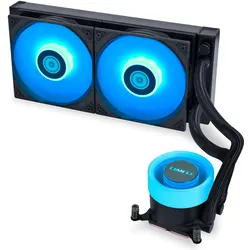 Lian-Li GA II Lite RGB AiO Wasserkühlung - 240mm, schwarz, CPU Wasserkühler, Schwarz