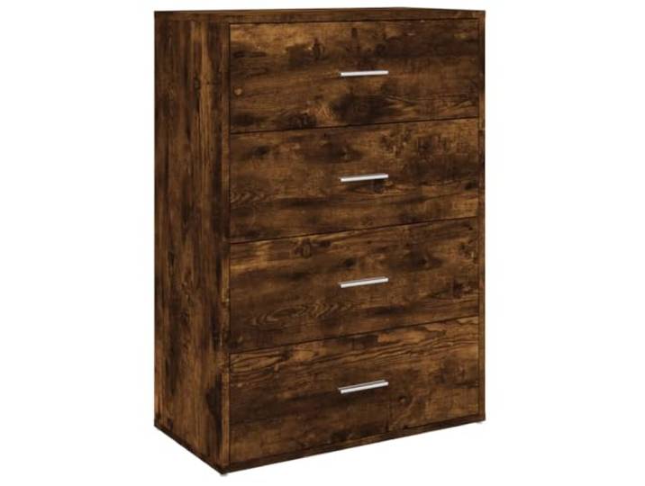 HKTMGDNG Sideboard 60x31x84 cm Holzwerkstoff Räuchereiche Schrank Kompakte Kommode für Flur und Arbeitszimmer, pflegeleichte Ablage mit 50 kg Tragkraft für Bücher und Unterlagen.