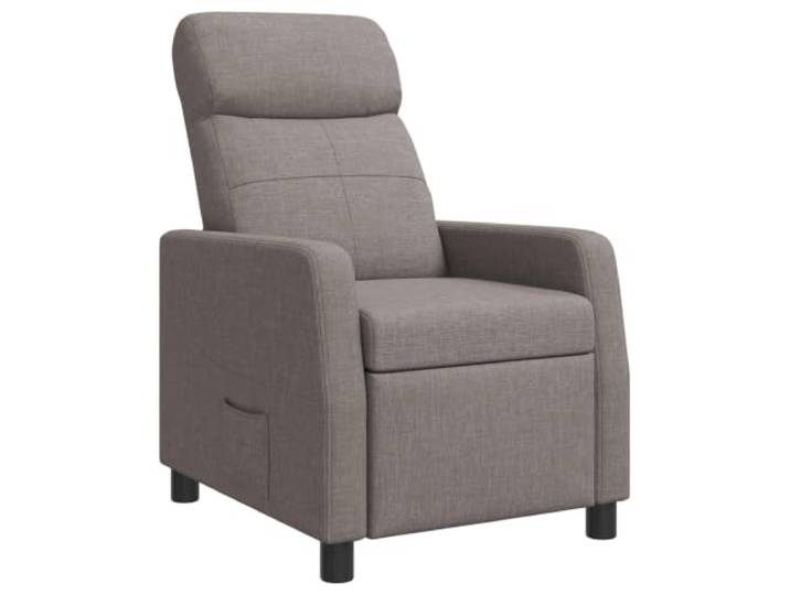 Makastle Liegesessel Taupe Stoff