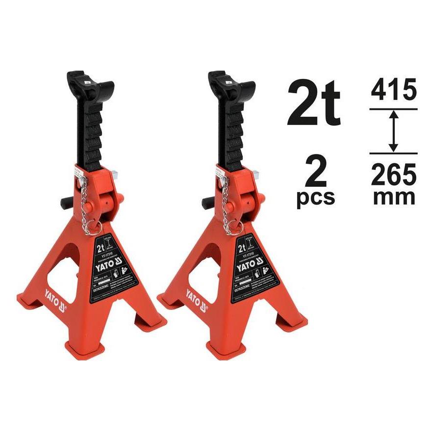 Yato Jack Stands 2t 2pcs (2000 kg) (YT-17310)
