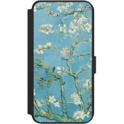 Nivocase Klapphülle für Samsung Galaxy S23+ Handyhülle aus Kunst Leder NIVOflip schwarz Kunst Malerei (Samsung Galaxy S23+), Smartphone Hülle, Schwarz
