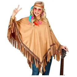 Widmann Poncho Hippie oder Gaucho Cowboy (One Size)
