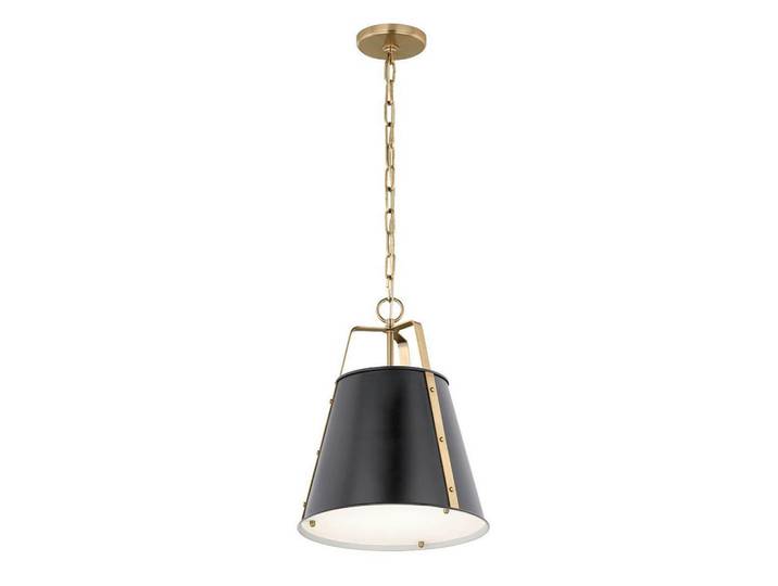 Elstead Lighting Hängeleuchte Kichler, Schwarz, Champagner, Metall, 33 cm, Lampen & Leuchten, Innenbeleuchtung, Hängeleuchten, Pendelleuchten