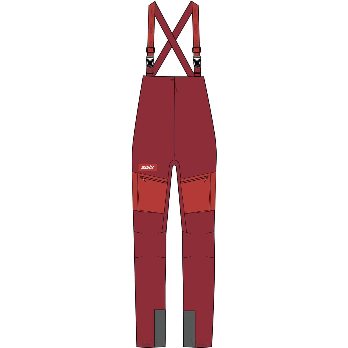 Swix Surmount Shell Bib Pants W swix red (99990) L 22476-99990-L