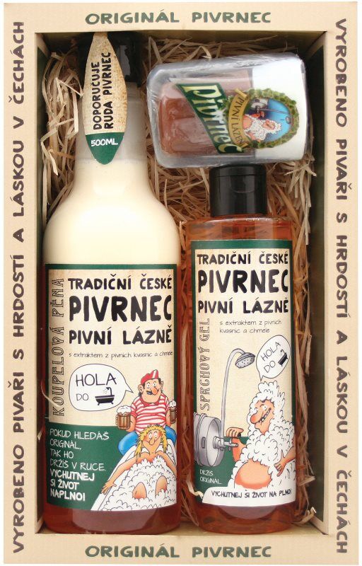 Bohemia Gifts Beer gift set for the bath M