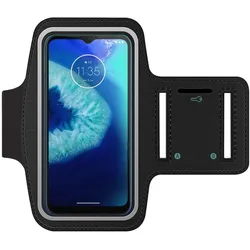 SmartFitness Motorola Moto G8 Power Lite Handy Sport Armband, Smartphone Sportarmband, Schwarz