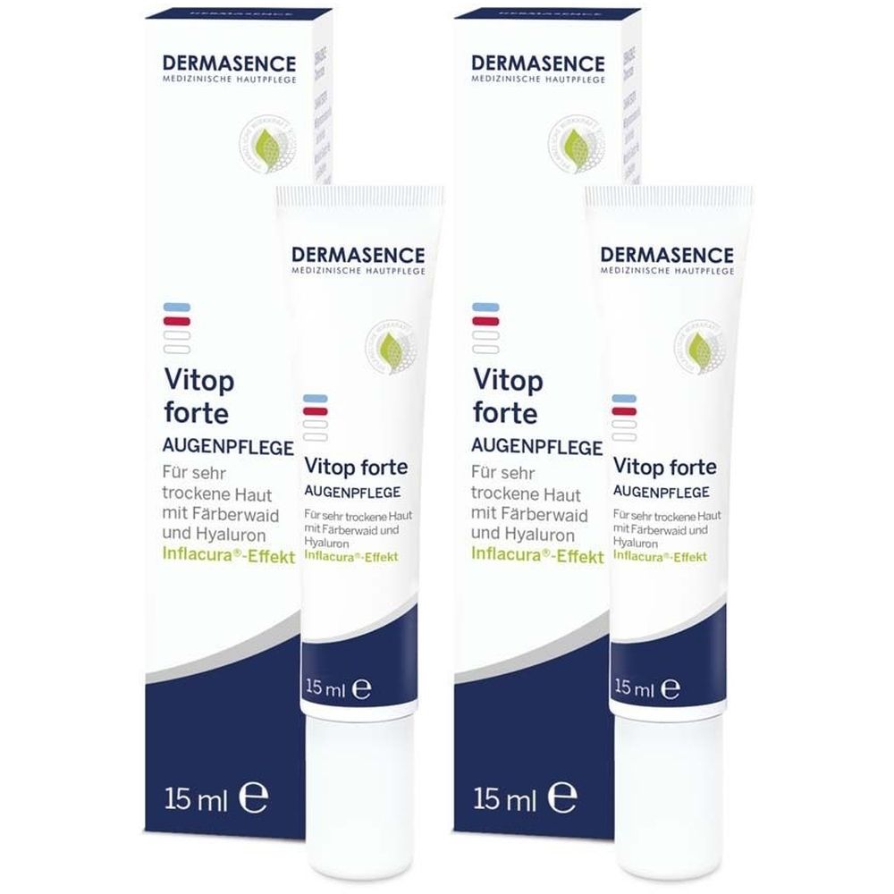 Dermasence Vitop forte Augenpflege 2x 2x15 ml Creme