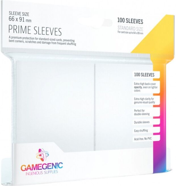 Gamegenic GG : 100 Sleeves Prime White