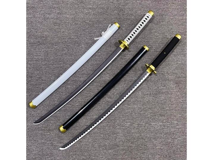 40 pouces Roronoa Zoro Katana Anime Cosplay accessoire épée taille réelle japonais Katana Ninja lame épée couteau Original samouraï sabre jouet