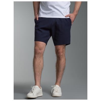 Bermudas TRIGEMA "TRIGEMA Shorts in Waffel-Optik", Herren, Gr. S, Normalgrößen, blau (navy), 100% Baumwolle, Basic, Hosen Bermudas