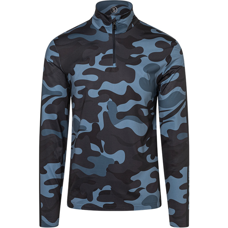 Bogner Herren Skishirt VERTI PRINT navy camouflage - XL