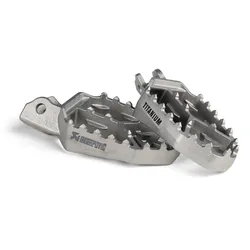 Akrapovič Adventure Fußrasten-Set (Titan) für Kawasaki KLE 500 2026