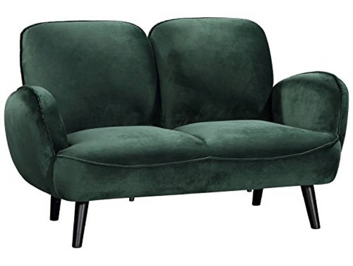 Atlantic Home Collection BEN, 2-Sitzer Sofa, Samt, grün