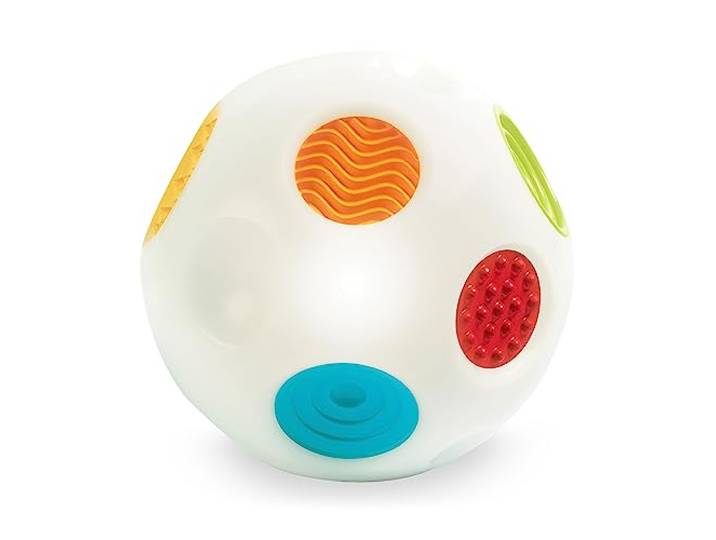 INFANTINO Sensory Regenbogenball, Spielball, Mehrfarbig