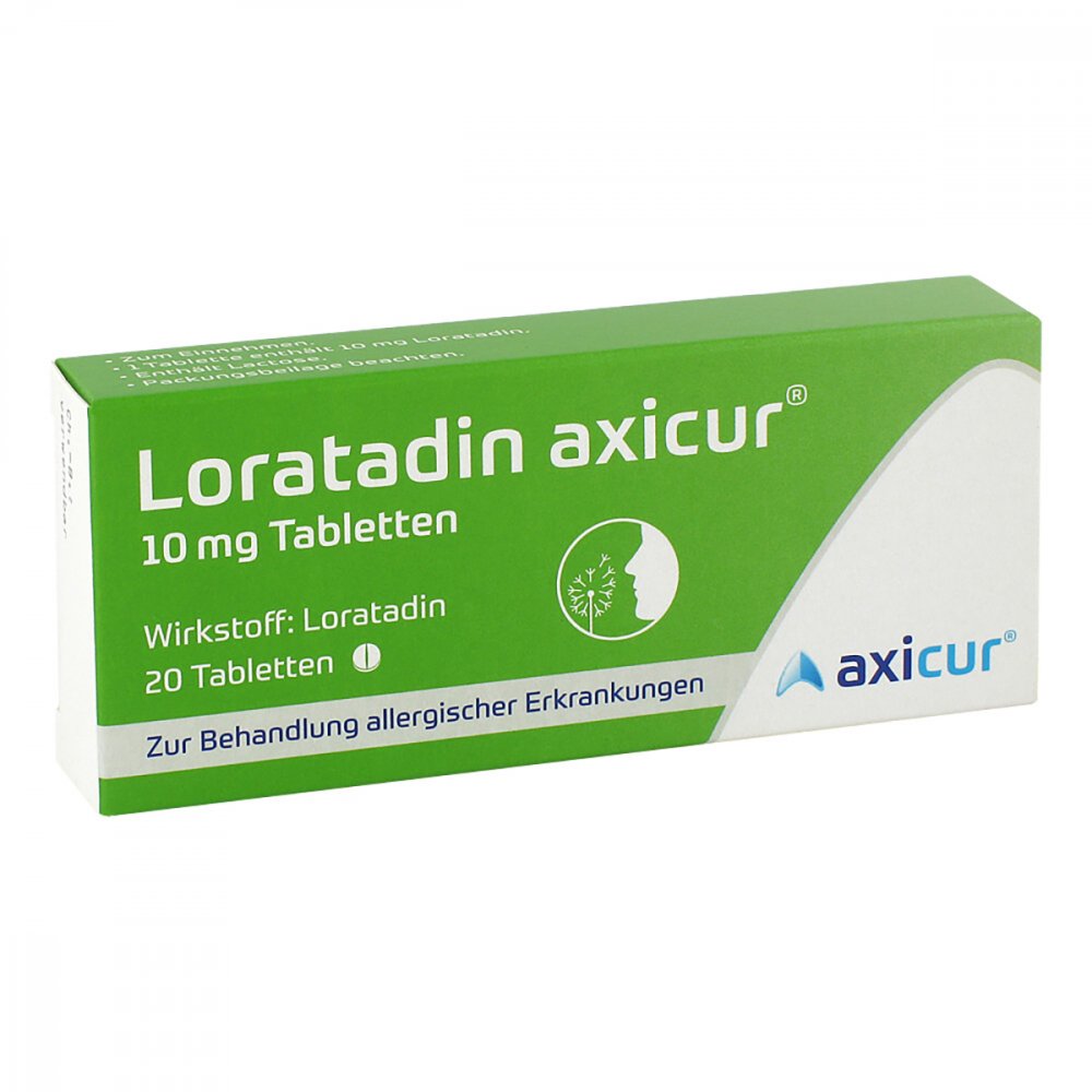 axicorp Pharma GmbH Loratadin axicur 10 mg Tabletten 14293767