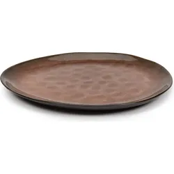 Pure Speiseteller oval, 27,5 cm, braun