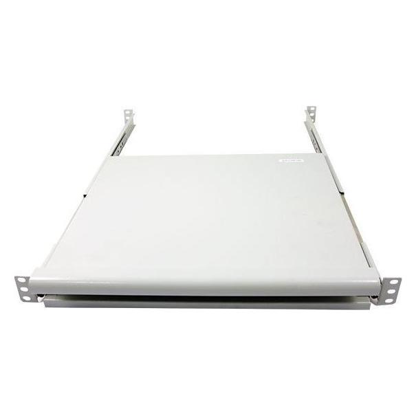Allnet 19"zbh. Tastaturboden ausziehbar, für 1200mm Schrank tiefe, Lichtgrau, t950-1050mm (ALL-S0002227)