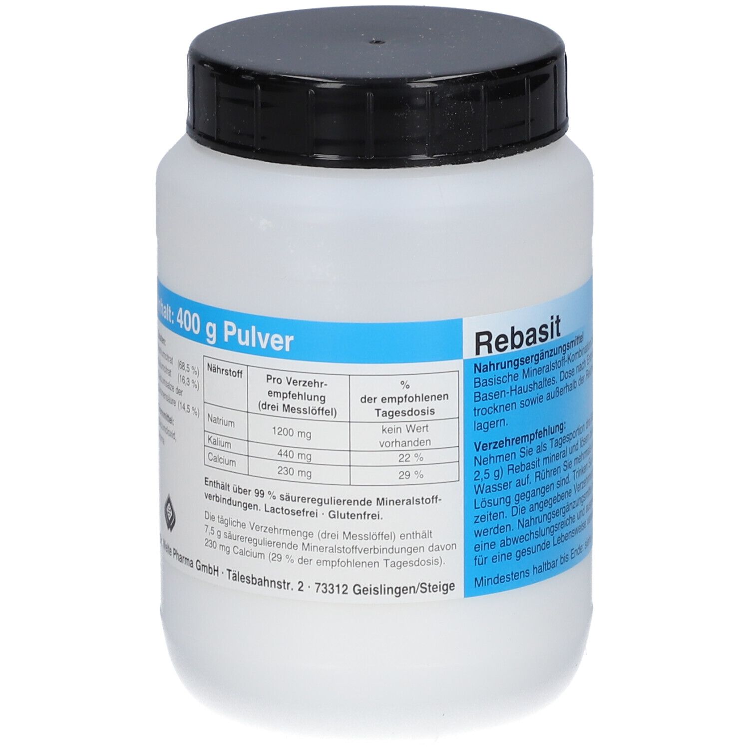 Rebasit Mineral Pulver 400 g