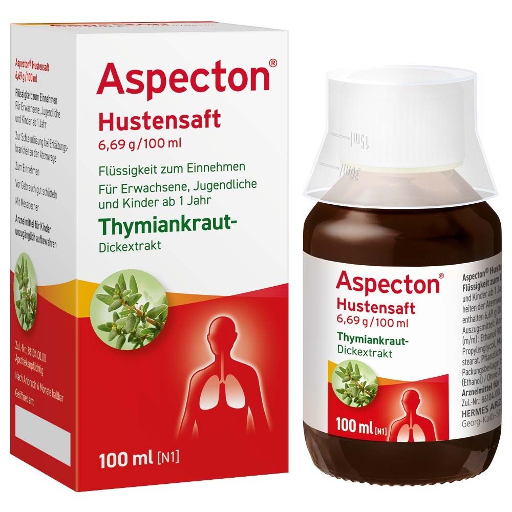 Aspecton Hustensaft 100 ml Saft