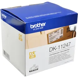 Brother PT Etiketten DK11247  weiss  103x164mm  180 St. Rolle
