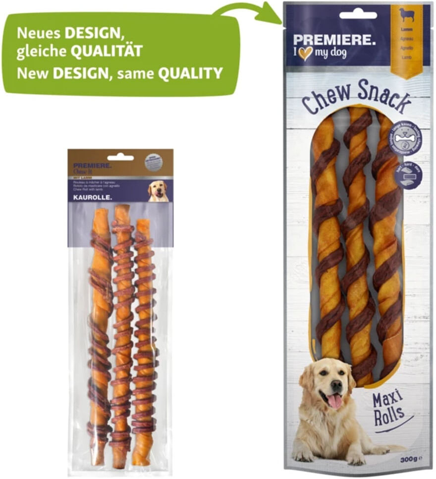 Premiere Dog Chew Snack Maxi Rolls AGNELLO