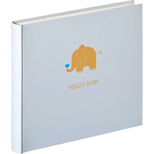 Walther Baby Animal blau 25x28 50 weiße Seiten / Elefant UK148L