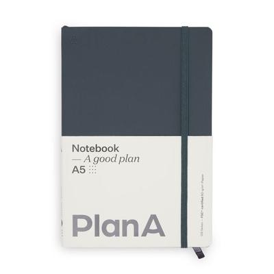 Notizbuch A5 Softcover Cool Coal Punktiert, 128 Seiten
