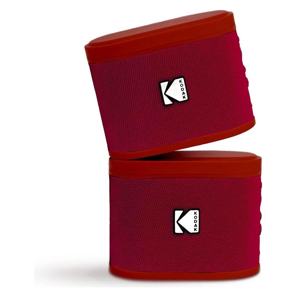Kodak SoundBrix Wireless Stack Speaker (Reverb Red), 2PCS (4895218340675)