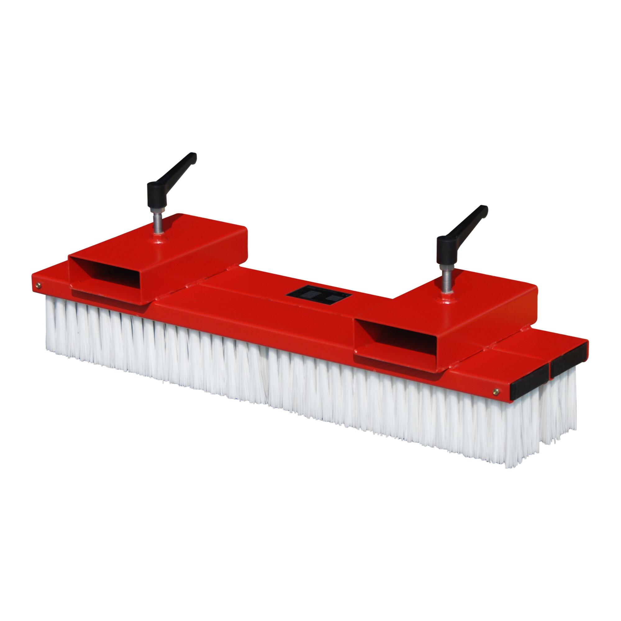 Bauer Südlohn SKB-O 100 Gabelstapler-Kehrbesen lackiert in Feuerrot mit Arbeitsbreite: 1000mm und Schmutzsammelbehälter, 4494-04-0000-2 (4494-04-0000-3000)